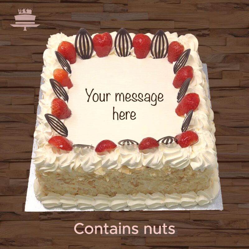 S9 <div class="woocommerce-product-details__short-description"> <p style="text-align: center;">Our delightful eggless Victoria Style sponge cake is layered with mixed fruit jam and fresh cream</p> <p style="text-align: center;">Or</p> <p style="text-align: center;">Our scrumptious chocolate sponge cake is layered with chocolate filling and fresh cream</p> </div>